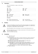 Preview for 4 page of Perel WC105 User Manual