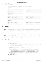 Preview for 7 page of Perel WC105 User Manual