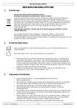 Preview for 15 page of Perel WC105 User Manual