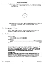 Предварительный просмотр 17 страницы Perel WC105 User Manual