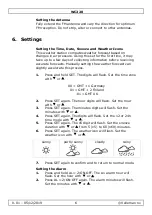 Предварительный просмотр 6 страницы Perel WC220 User Manual