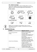 Предварительный просмотр 40 страницы Perel WC221 User Manual