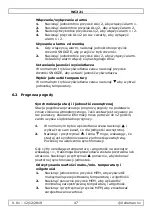 Preview for 47 page of Perel WC221 User Manual