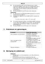 Preview for 16 page of Perel WC222 User Manual