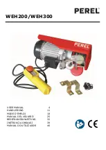 Perel WEH200 User Manual preview