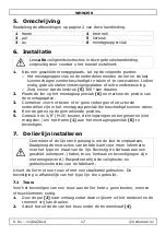 Preview for 17 page of Perel WHW250 User Manual