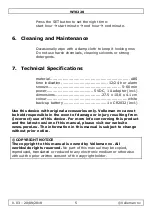 Preview for 5 page of Perel WT0220 User Manual