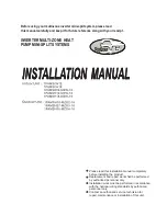 Preview for 1 page of Perfect Aire 1PAMSCH12 Installation Manual