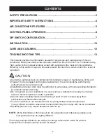 Preview for 2 page of Perfect Aire 1PTC07A-3.5 User Manual