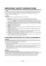 Preview for 4 page of Perfect Aire 2WSSM11 User Manual