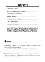 Preview for 3 page of Perfect Aire 3PNC10000 User Manual