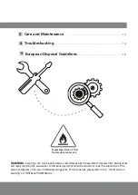 Предварительный просмотр 3 страницы Perfect Aire Mission Series Owner'S Manual