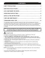 Preview for 2 page of Perfect Aire NP12000 User Manual