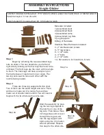 Perfect Choice Single Glider Assembly Instructions предпросмотр