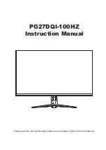 Perfect Display PG27DQI-100HZ Instruction Manual предпросмотр