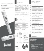 Perfect Prime GA0080 Product Manual preview