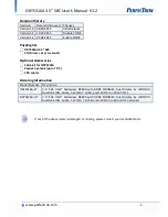 Preview for 3 page of PerfecTron OXY5316A User Manual