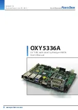 PerfecTron OXY5336A User Manual preview