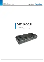 PerfecTron SR10-SCH User Manual preview