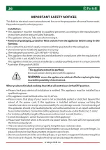 Preview for 36 page of Perfelli BOE 61084 User Manual