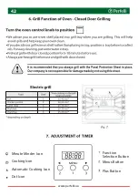 Preview for 42 page of Perfelli BOE 61084 User Manual