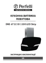 Perfelli DNS 67113 B 1100 LED Strip User Manual preview