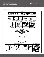 Preview for 1 page of Performance Furnishings PLCUBED2040 Assembly Instructions