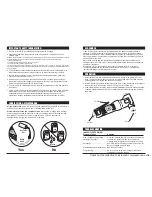 Preview for 2 page of Performance Tool M552DB Owner'S Manual