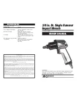Performance Tool M622 Owner'S Manual preview