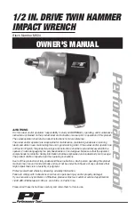 Performance Tool M624 Owner'S Manual preview