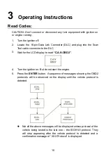 Preview for 11 page of Performance Tool MaxiScan MS300 Manual