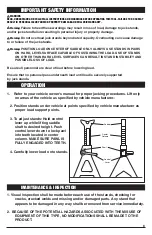 Preview for 3 page of Performance Tool W41023 Owner'S Manual