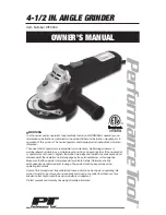 Performance Tool W50044 Owner'S Manual preview