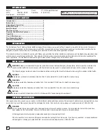 Preview for 2 page of Performance Tool W50053 Owner'S Manual