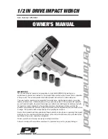 Performance Tool W50080 Owner'S Manual preview