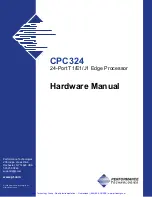 Предварительный просмотр 2 страницы Performance CPC324 Hardware Manual