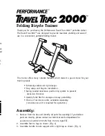 Performance Travel Trac 2000 Manual preview