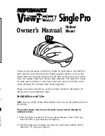 Performance ViewPoint Single Pro Owner'S Manual preview