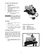 Предварительный просмотр 8 страницы Performax 10-20 PLUS Operating Instructions And Parts Manual