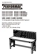 Performax 211-4794 Assembly Instructions Manual preview