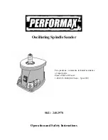 Preview for 1 page of Performax 240-2978 Operation And Safety Instructions