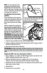 Preview for 16 page of Performax 240-3687 Operating Manual