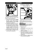 Preview for 18 page of Performax 240-3688 Operator'S Manual