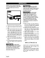 Preview for 24 page of Performax 240-3688 Operator'S Manual