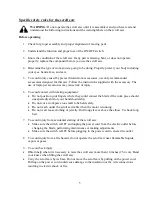 Preview for 5 page of Performax 240-3724 Operation And Safety Instructions