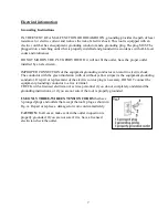 Preview for 7 page of Performax 240-3724 Operation And Safety Instructions