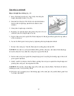 Preview for 19 page of Performax 240-3724 Operation And Safety Instructions