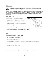 Preview for 20 page of Performax 240-3724 Operation And Safety Instructions