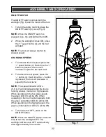 Предварительный просмотр 22 страницы Performax 241-0505 Owner'S Manual