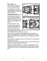 Preview for 19 page of Performax 241-0905 Operator'S Manual